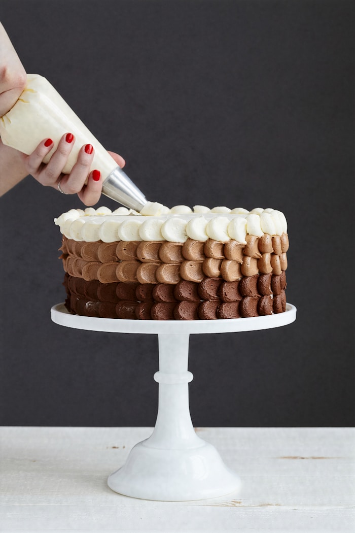 Decorated celebration cake