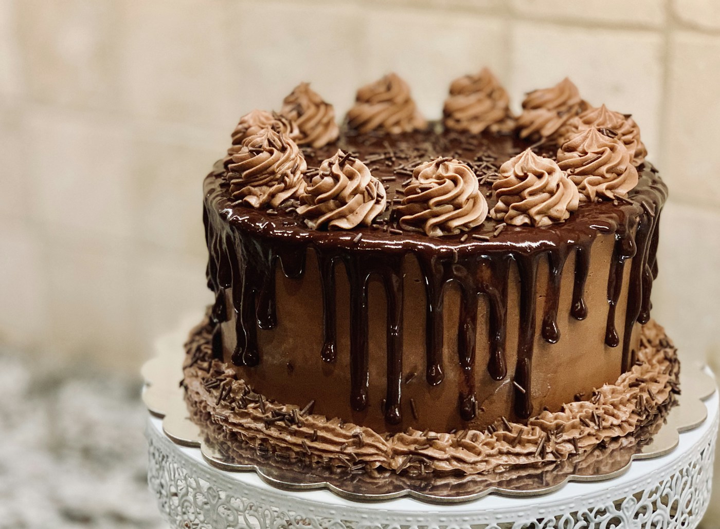 Elegant custom cake