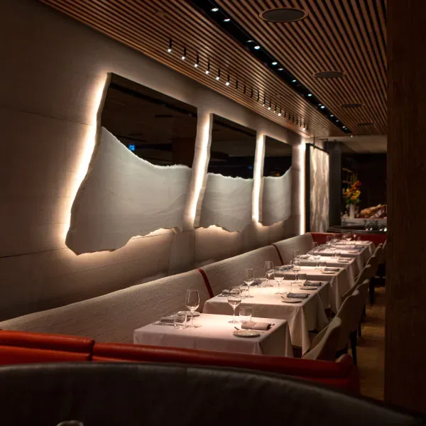 Elisa restaurant banquette seating