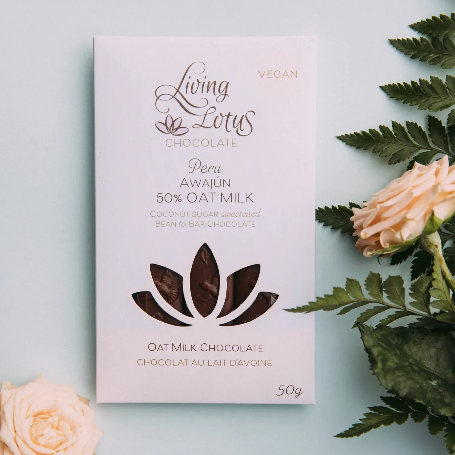 Living Lotus oat milk chocolate