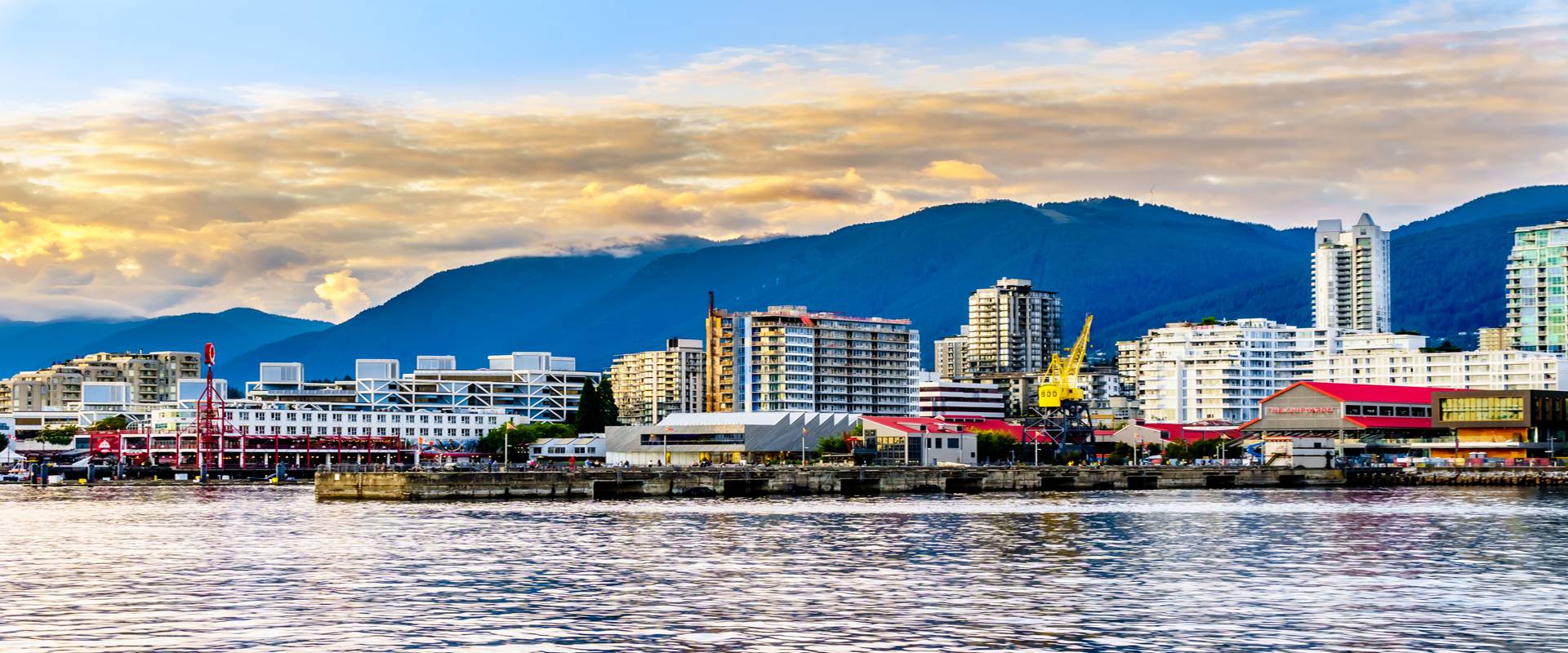 Lonsdale Quay waterfront in North Vancouver