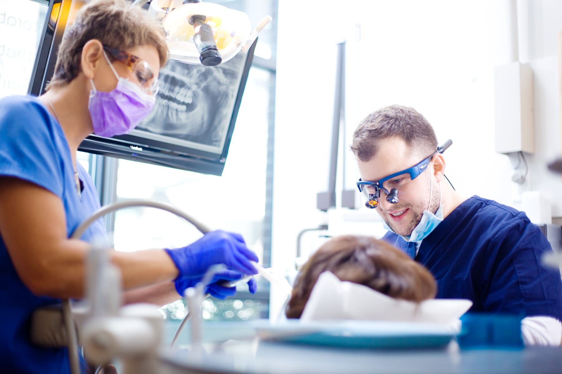 Pier Dental Centre dentist providing care