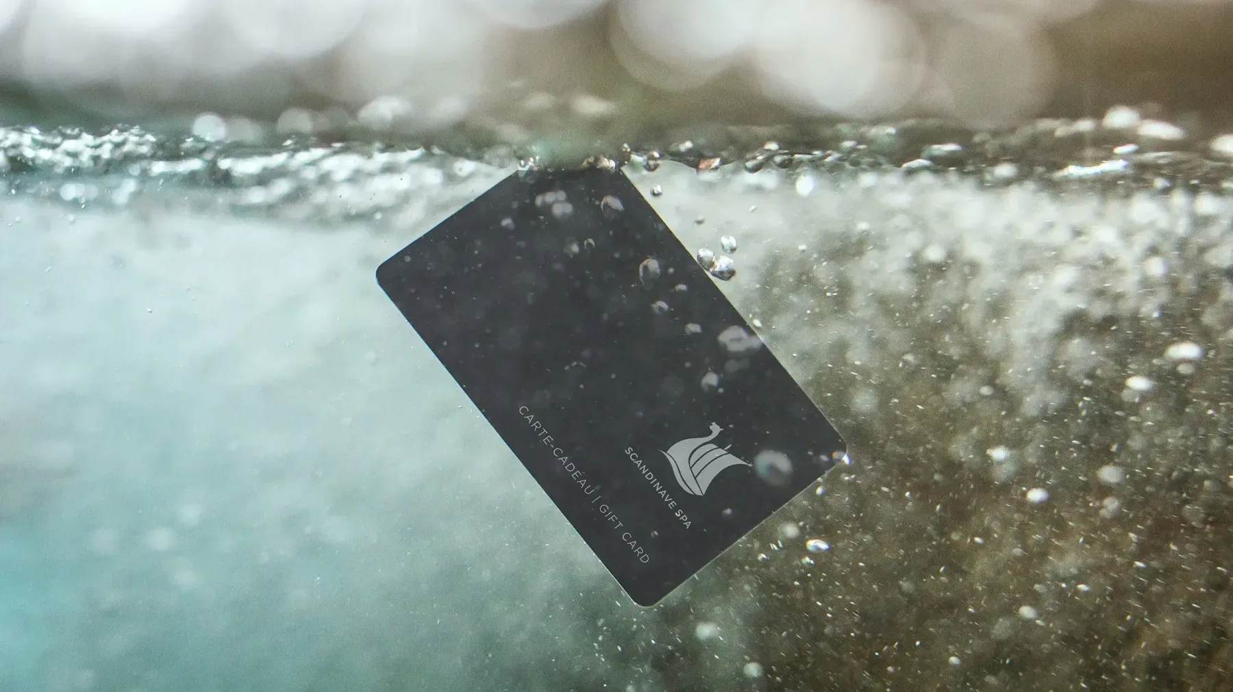 Scandinave Spa gift card underwater